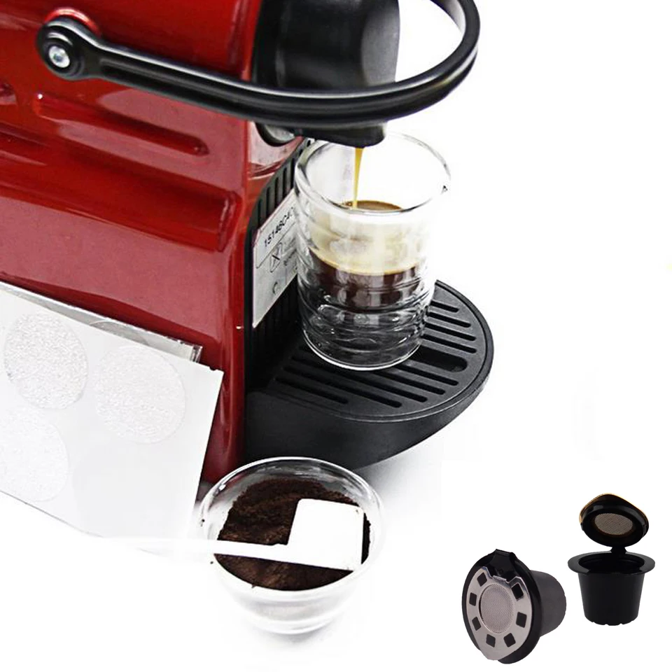 1 шт. многоразовые капсулы Nespresso для Nespresso кофе фильтр машина многоразовые капсульные корзины
