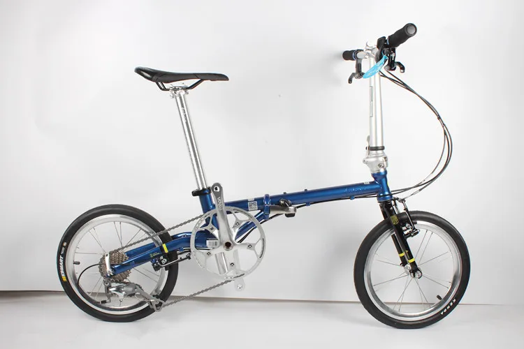 Excellent Ultra-light 9-speed chrome-molybdenum steel folding bike High quality Cost-effective bicycle Retro travel driving leisure BMX 2