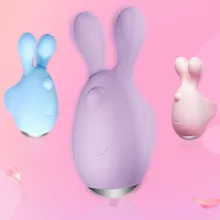 USB Charging Cute Finger Vibrator Nipple Clitoris Stimulator Mini Jumping Eggs Sex Toys For Women Waterproof Vaginal Massager