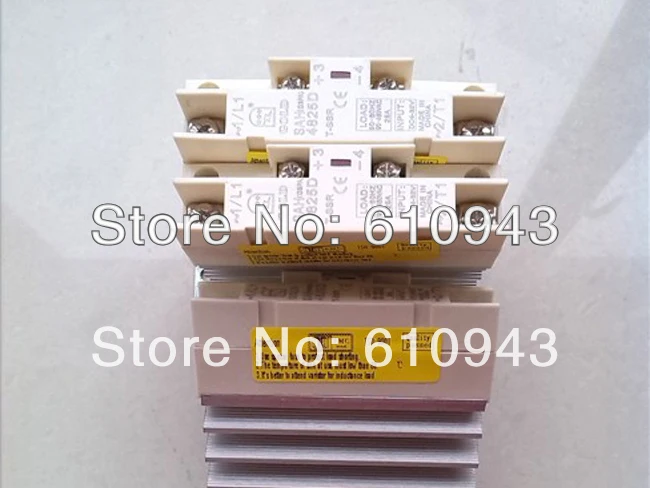 

Wholesale - AC SSR with HeatsinkSAH4825D,solid state relay,ssr,relay,Hight quality ssr