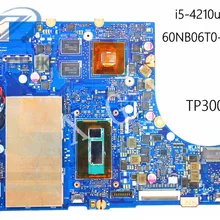 Материнская плата для ноутбука ASUS T серии TP300L материнской 60NB06T0-MB1410 DDR3L i5-4210U 1,7 ГГц неинтегрированный Тесты ok