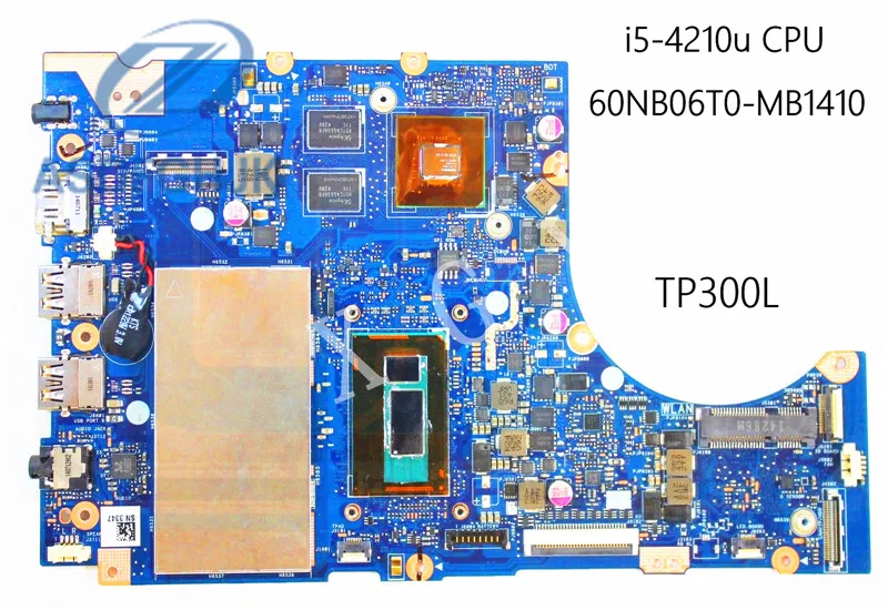  Laptop Motherboard for ASUS T-Series TP300L Motherboard 60NB06T0-MB1410 DDR3L i5-4210U 1.7 GHz Non-