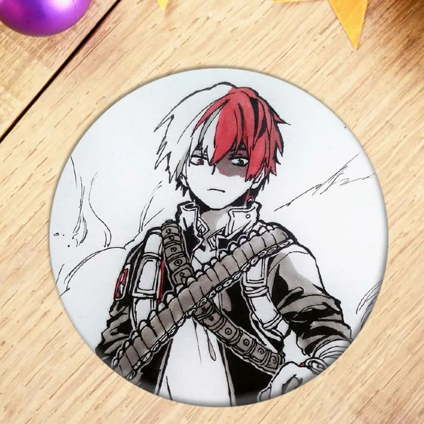 Meu herói da academia personagens emblema mha bnha anime menino menina  broche - AliExpress