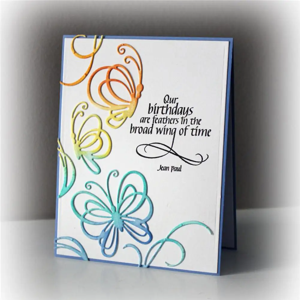Butterfly Metal Cutting Dies DIY Scrapbooking Emboss Paper Cards Craft Stencil