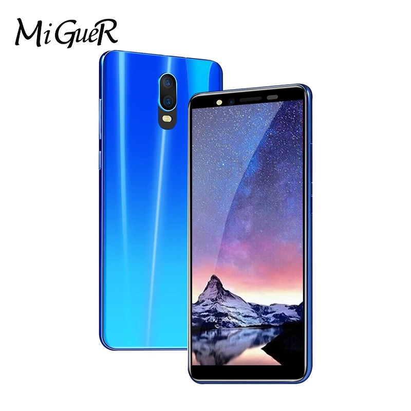 MiGueR R17 5,72 дюймовый полноэкранный мобильный телефон MTK6580 Android 6,0 четырехъядерный 1 ГБ ОЗУ 4 Гб ПЗУ 3800 мАч двойная карта WCDMA смартфон