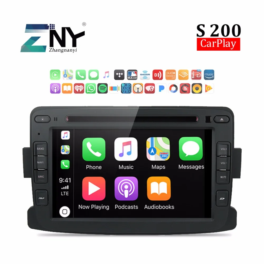 

7" Android 8.0 Car DVD For DUSTER SANDERO LOGAN DOKKER Auto PC Radio RDS FM Audio Video GPS Navigation Stereo Headunit Carplay