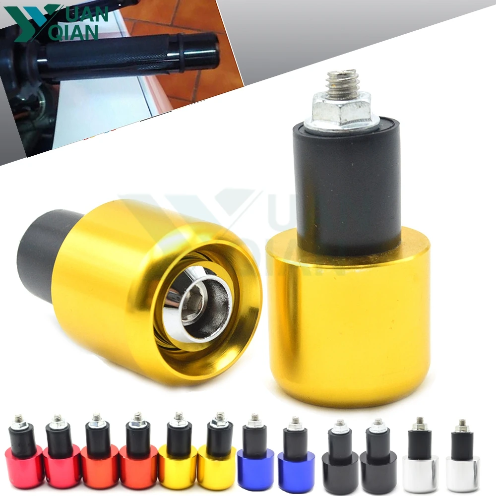 

7/8"22mm CNC Universal Motorcycle Handlebar Grip Ends Weights Anti Vibration Silder Plug for Honda Yamaha Kawasaki Suzuki BWM