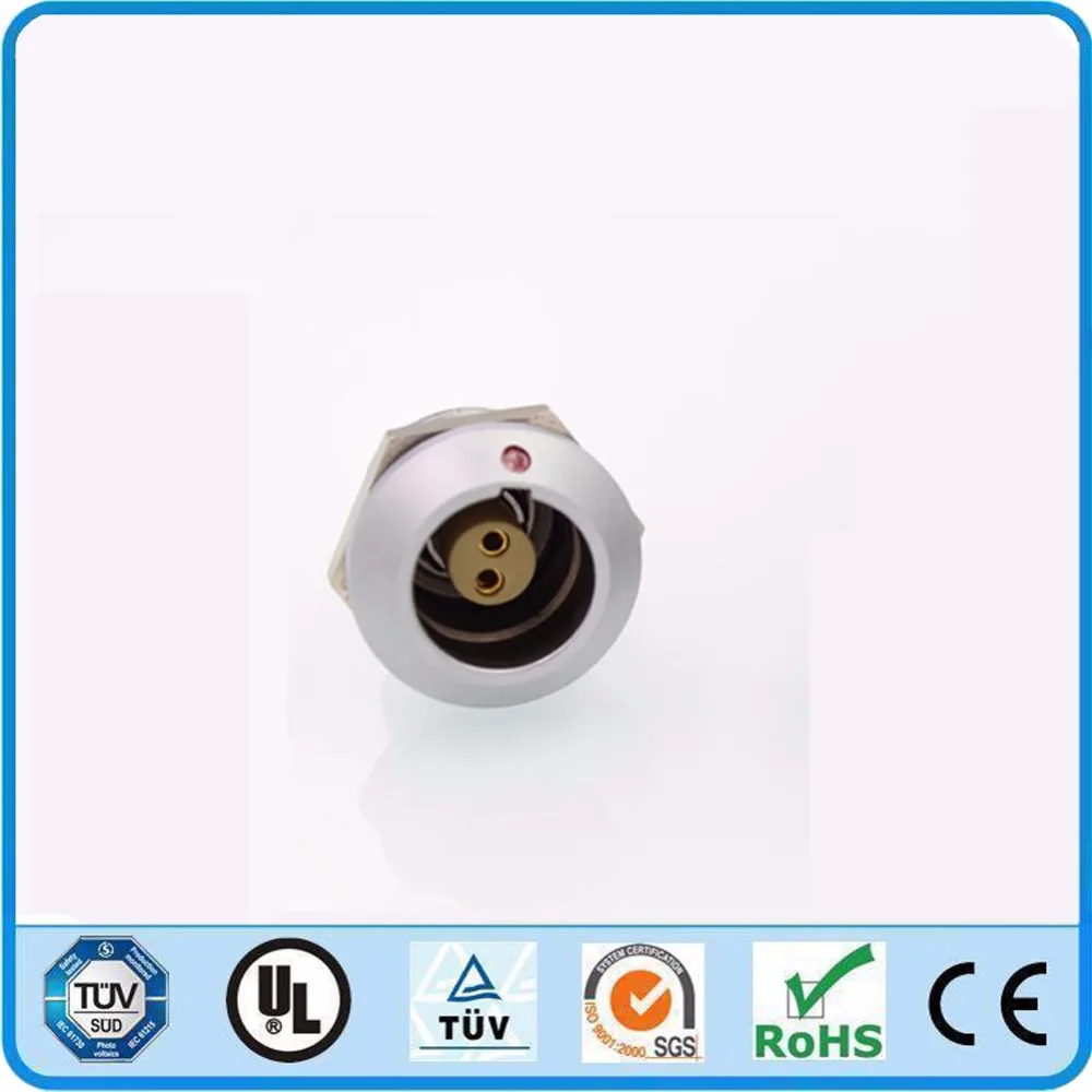 

LEMO Connector EGG 0K 2 3 4 5 6 7 9 Pin Waterproof IP68 Plug Metal Circular Plug