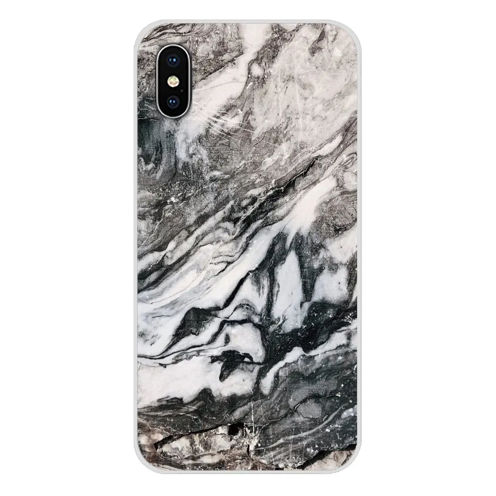 Мраморный зеленый камень для Apple iPhone X XR XS MAX 4 4S 5 5S 5C SE 6 6S 7 8 Plus ipod touch аксессуары