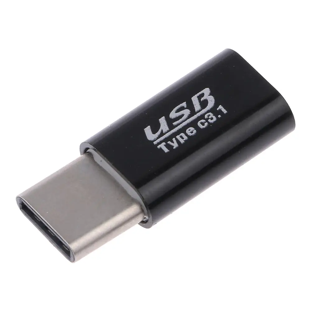 Легкий Прочный USB конвертер Micro USB на 3,1 Тип C адаптер Разъем синхронизации данных для XIAOMI для других телефонов Android