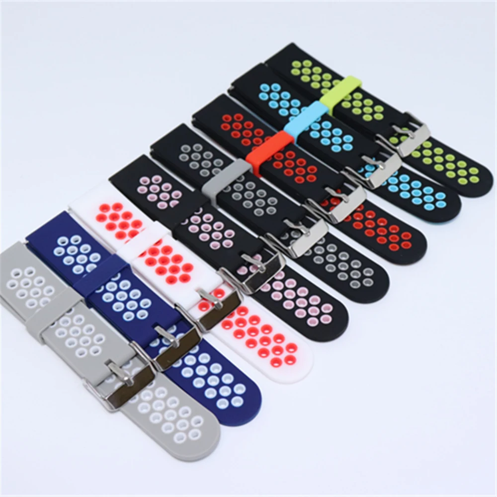 

TAMISTER 2018 New style Coloful strap for Huami Amazfit bip smartwatches Dual replacement Bracelet for Xiaomi Huami Amazfit