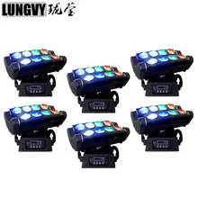 Партиями по 6 шт./лот 8x10 Вт RGBW светодиодный светильник в форме паука 8/21 DMX512 канал светодиодный светильник в форме паука DJ освещение для фотостудии концерт Танцы