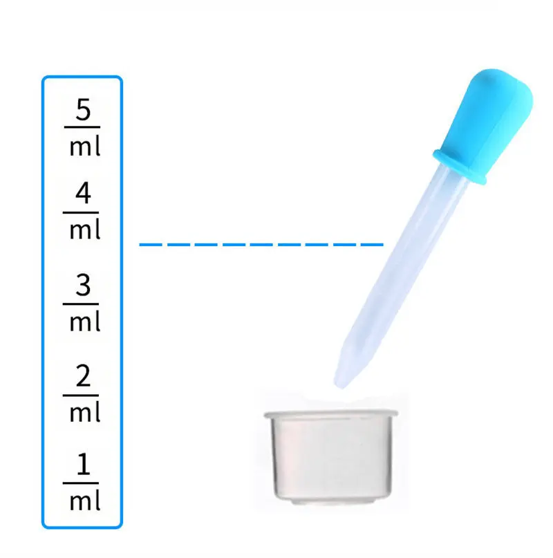 12 см* 2 см, 5 мл, прозрачный маленький силиконовый пластик, для кормления, лекарство, жидкость для глаз, ухо, градуированная пипетка, капельница для школы, лабораторные принадлежности