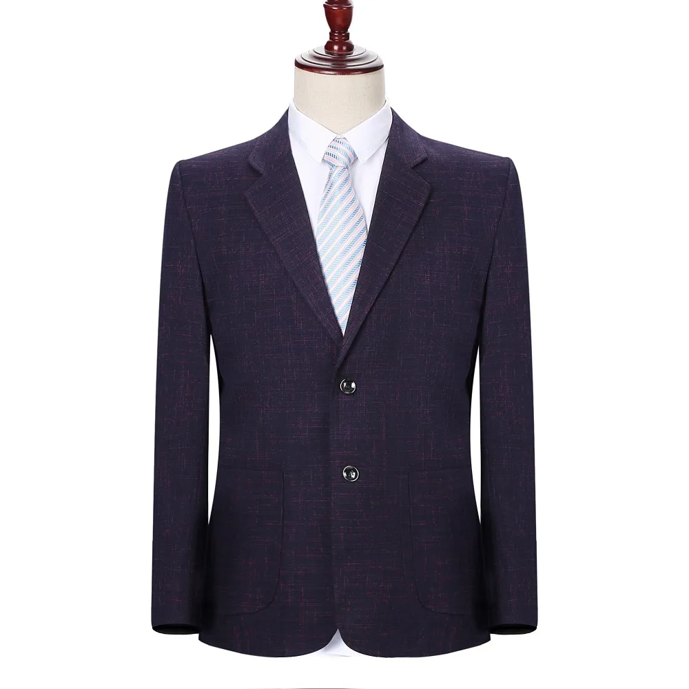 WAEOLSA Mens Blazers Elegance Jackets Suits 2 Buttons Top Fly Man Smart Casual Blazer Masculino Office Outfits Male Garment 4XL