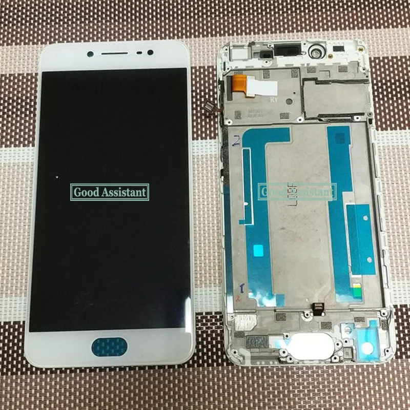 

High Quality White 5.2 inch For VIVO X7 Full LCD DIsplay + Touch Screen Digitizer Assembly For VIVO X7 Free Shipping