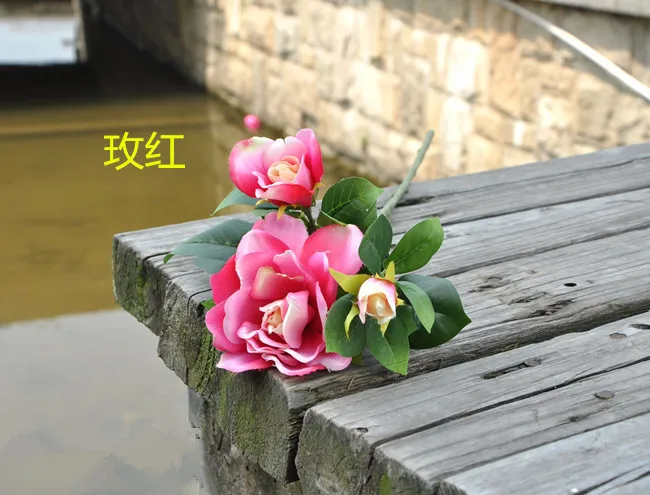 

Factory outlets] single gardenia flower factory simulation artificial flowers tropical flower wedding housewarming opened with