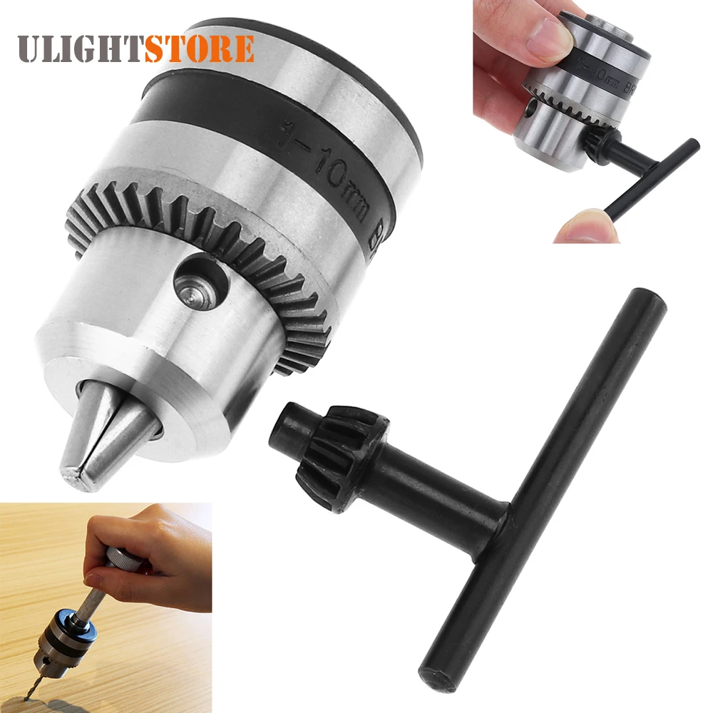 1mm 10mm Drill Chuck Power Tool Accessory Mini Electric Motor Shaft