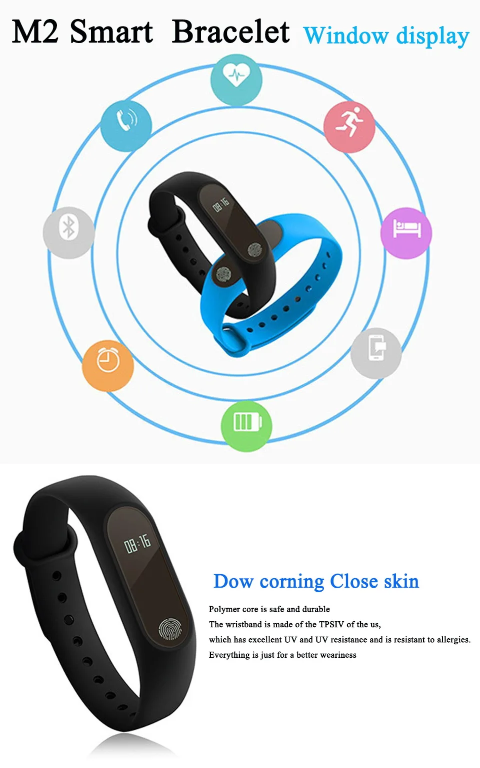 3 fitness tracker smart bracelet