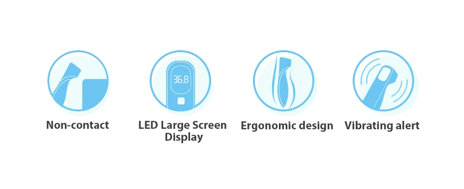 Глобальная версия Xiaomi Mijia термометр светодиодный Бесконтактный цифровой инфракрасный Лоб тела термометр для детей взрослых пожилых 3