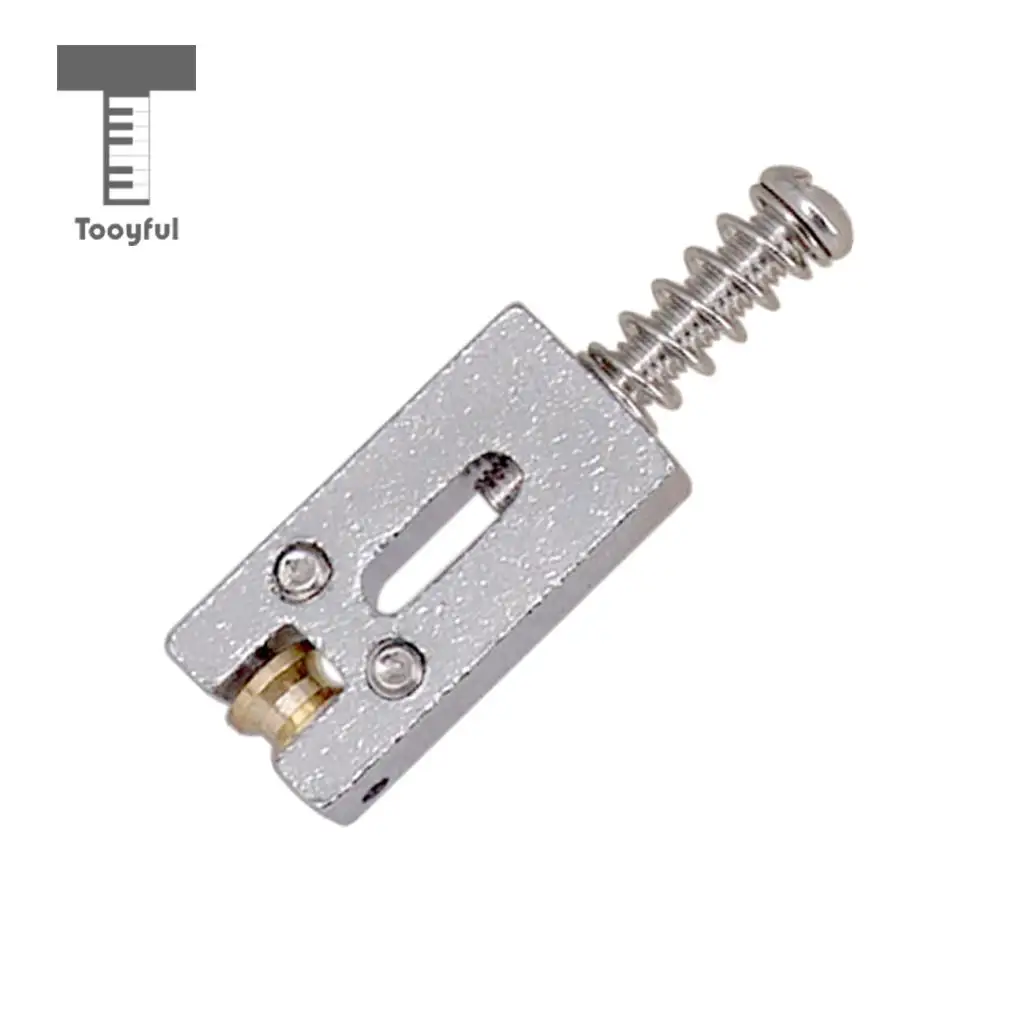 Tooyful 6 Pieces Zinc Alloy Guitar Roller String Bridge Saddles for Electric Guitar Replacement Parts