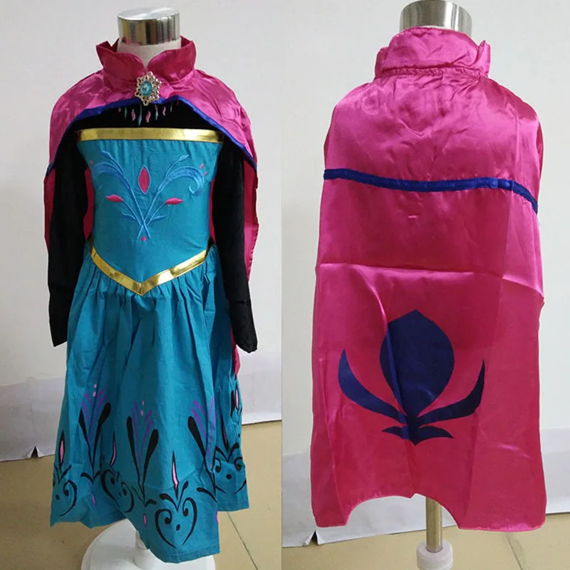 Snow Queen Princess Anna Elsa Dresses for Girls Party Birthday Frozen Elsa Dress Cosplay Elza Costumes Kids Girls Clothing Snow Queen Princess Anna Elsa Dresses for Girls Party Birthday Frozen Elsa Dress Cosplay Elza Costumes Kids Girls Clothing