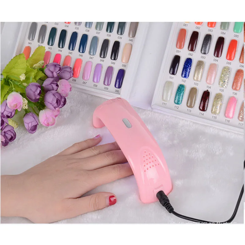 

UV LED Lamp Nail Dryer 9W White Portable USB Cable Home Use Nail Gel Polish Dryer Machine Mini USB Lamp Nail Tool