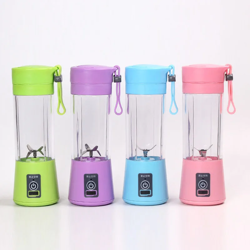 

Portable large capacity mini student goddess 4 leaf electric juice cup USB charging juice cup