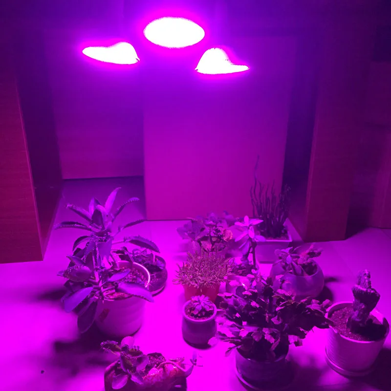3 головы 290 светодиодный светильник для выращивания теплицы зеленый дом growbox гидротентПолный спектр сеялки гидропоники семена растений лампа