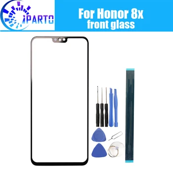

For Honor 8X Front Glass Screen Lens 100% Original Front Touch Screen Glass Outer Lens for 8X Phone+Tools
