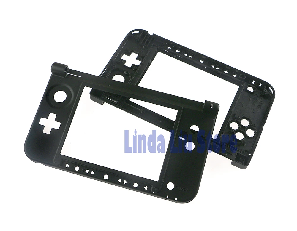 branco substituição habitação escudo meio quadro para 3dsxl 3ds xl 3dsll