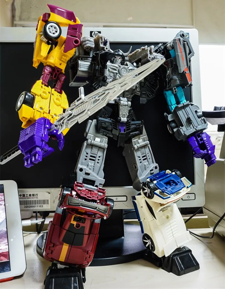 Transformation weijiang oversize metal part Breakdown Wildrider of Menasor figure toys