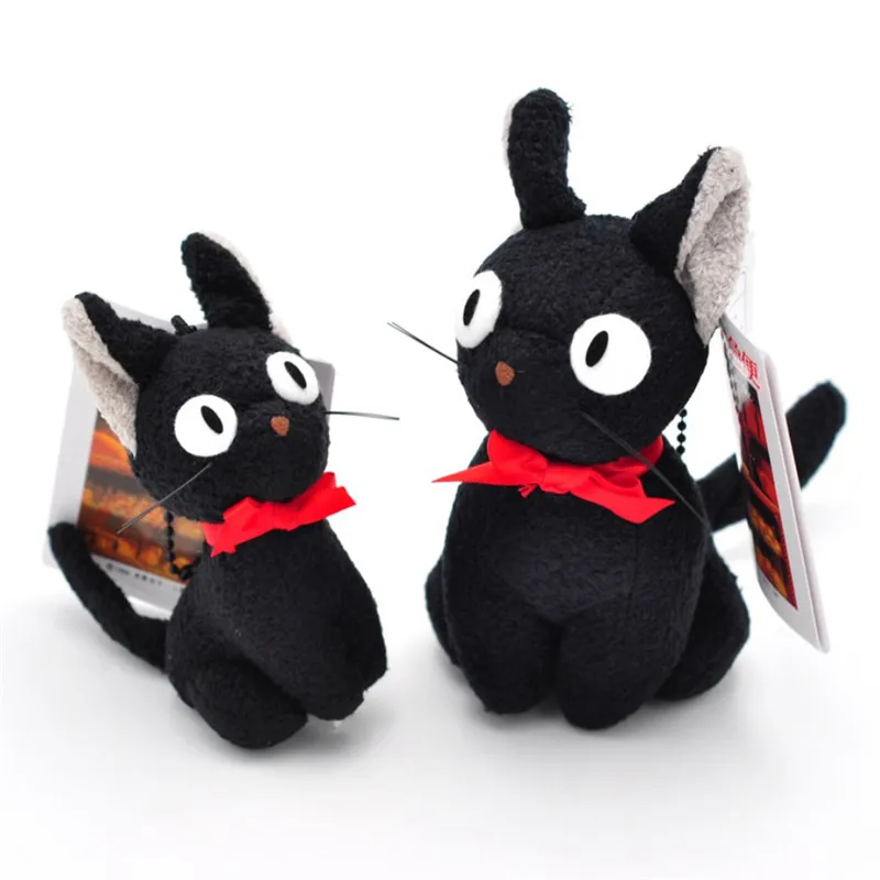 

Japan Delivery Service Doll Kawaii Kiki Plush Anime Toys Mini keyring Little Cat Cute Black Kitty Plush Birthday Best Gifts