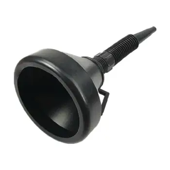 

2 in 1 Plastic Funnel Spout Car Motorcycle Oil Water Fuel Gasoline Diesel Filling Funnel with Soft Pipe for Truck Vehicle