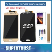 Amoled для Samsung Galaxy J3 J330 J330FN SM-J330FN ЖК-дисплей с сенсорным сенсором стекло дигитайзер в сборе с комплектом