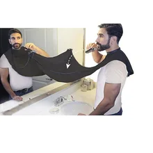 Эпонж фартук для бритья, ухода за бородой нагрудник триммер для очистки волос на лице накидка для раковины полки для ванной комнаты Водонепроницаемая цветочная ткань дропшиппинг