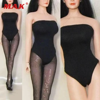 

1/6 Scale Female Sexy1/6 Scale Female Black Swimsuit W Stockings Clothes Accessory Clothing Set for 12" Action Figure Dolls