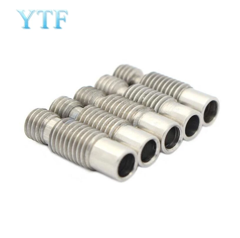 5 шт. V6 тепловой пробой горла для 1 75/3 0/4 мм цельнометаллический/с PTFE нержавеющей