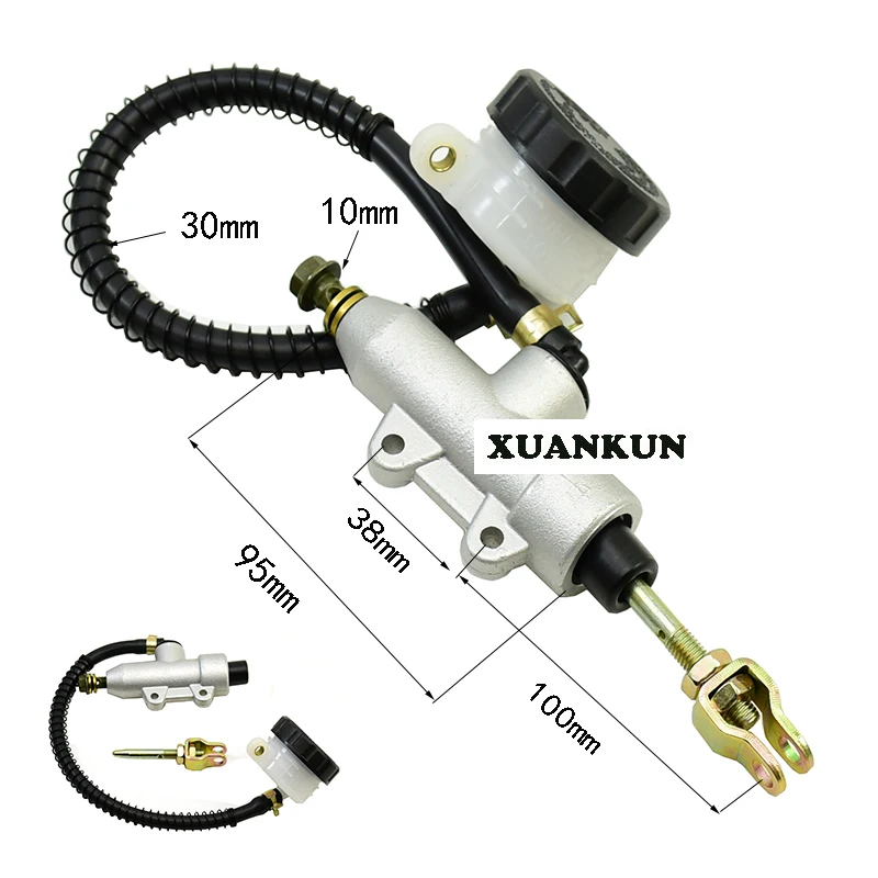 XUANKUN Motorcycle Modified Rear Disc Brake Pump Rear Disc Brake Pump