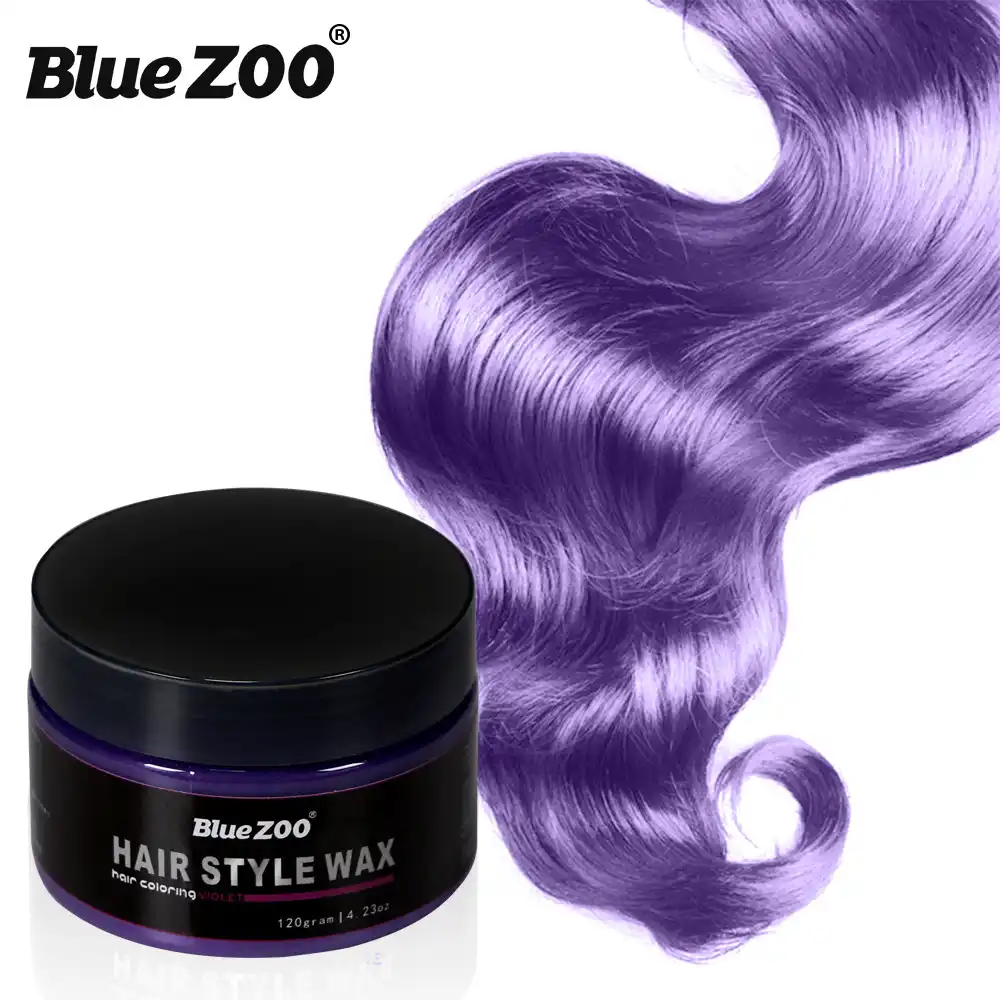 Blue Zoo Hair Color Wax Dye One Time Molding Paste 7 Colors