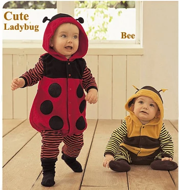 ladybug onesie baby