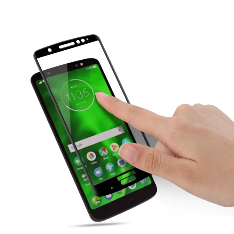 Закаленное стекло 2.5D для Moto Z2 Force G6 Play G5 Plus E5 защитное Защитная пленка с полным