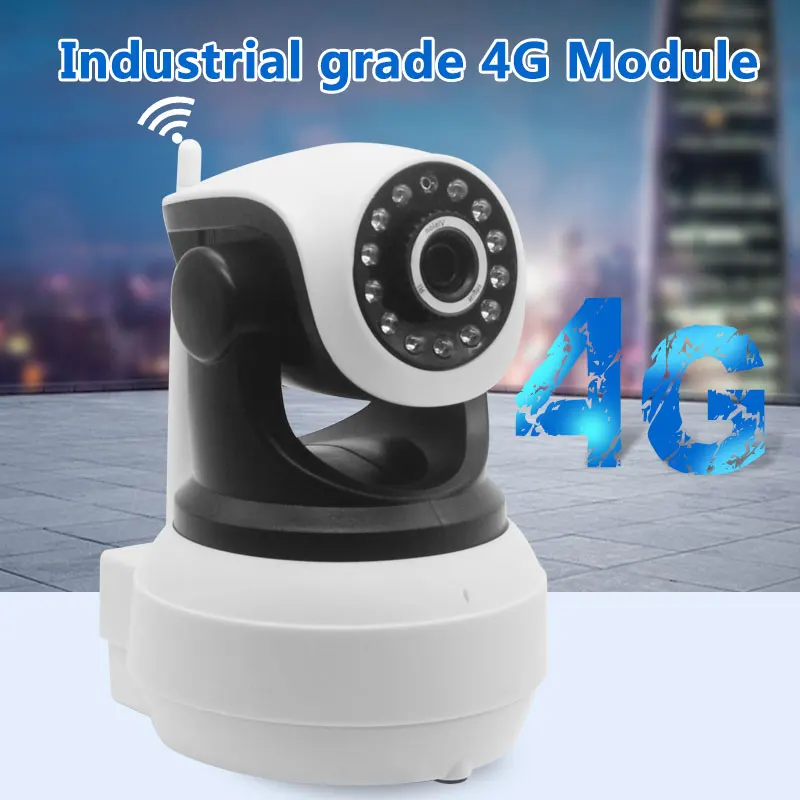 Беспроводная камера видеонаблюдения со встроенной батареей 4G Sim картой 1080P TF