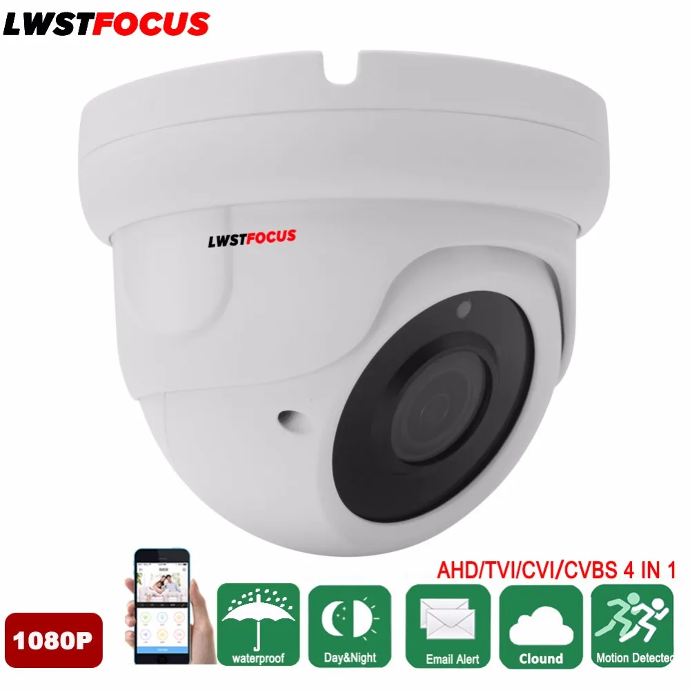 

LWSTFOCUS Big Metal 1080P AHD Dome Camera 2.8~12mm Manual Zoom Varifocal Lens CCTV IR Cut Filter Camera 2.0MP Outdoor Waterproof