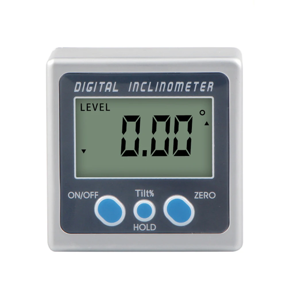 

360 Degrees Magnets Base Inclinometer Electronic Protractor Digital Bevel Box Angle Gauge Meter Mini Digital Protractor