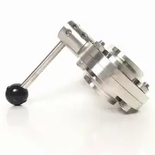 Подходит для 32 мм 1-1/" трубы OD стыковая сварка санитарно бабочка контроль потока клапан SUS 304 из нержавеющей пивоварения дома