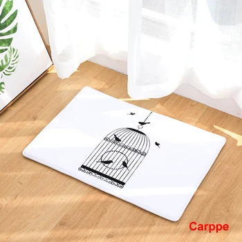 

2017 New Home Decor Cartoon Bird Carpets Non-slip Kitchen Rugs for Home Living Room Floor Mats 40X60 50X80cm