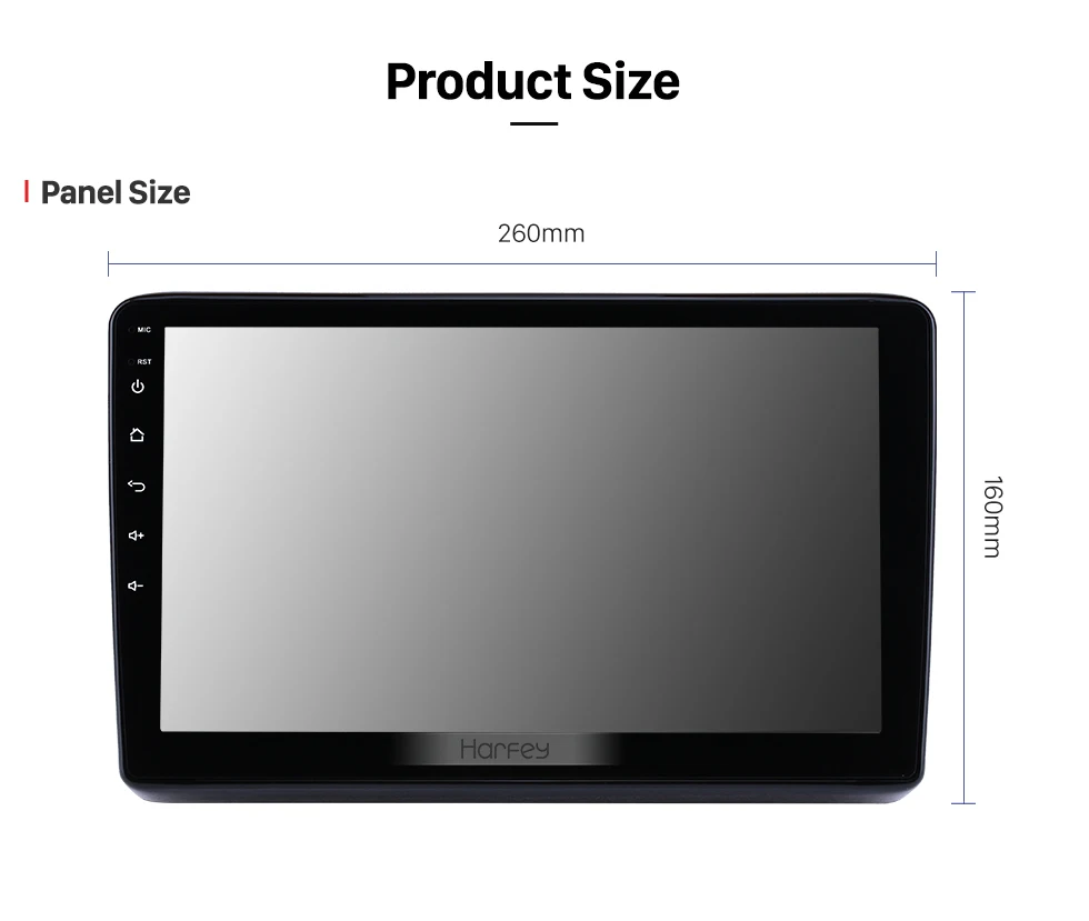 Discount Harfey Android 8.1 10.1" for Honda Vezel XRV 2014 car multimedia player Radio GPS Navigation system Bluetooth AUX USB WiFi SWC 18
