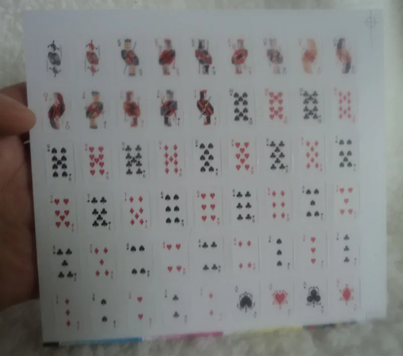 12 bjd doll playing cards 