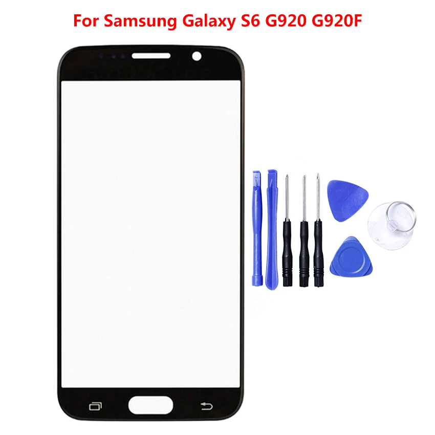 Для Samsung Galaxy S6 Сенсорная панель Сенсорный экран Сменное Переднее стекло Внешний