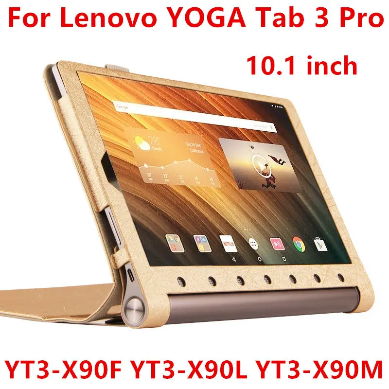 Чехол для lenovo Yoga Tab 3 Pro защитный смарт-чехол кожаный планшет для йоги YT3-X90F X90L X90M 10,1 дюймов защитный чехол из пу рукав